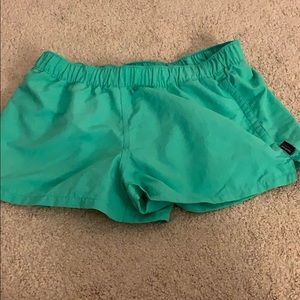 Teal Patagonia shorts